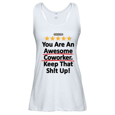 Awesome Coworker Funny Work Gift Idea Ladies Essential Flowy Tank