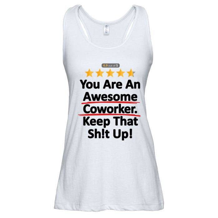 Awesome Coworker Funny Work Gift Idea Ladies Essential Flowy Tank