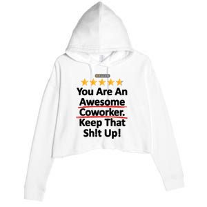 Awesome Coworker Funny Work Gift Idea Crop Fleece Hoodie