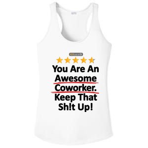 Awesome Coworker Funny Work Gift Idea Ladies PosiCharge Competitor Racerback Tank