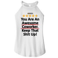 Awesome Coworker Funny Work Gift Idea Women’s Perfect Tri Rocker Tank