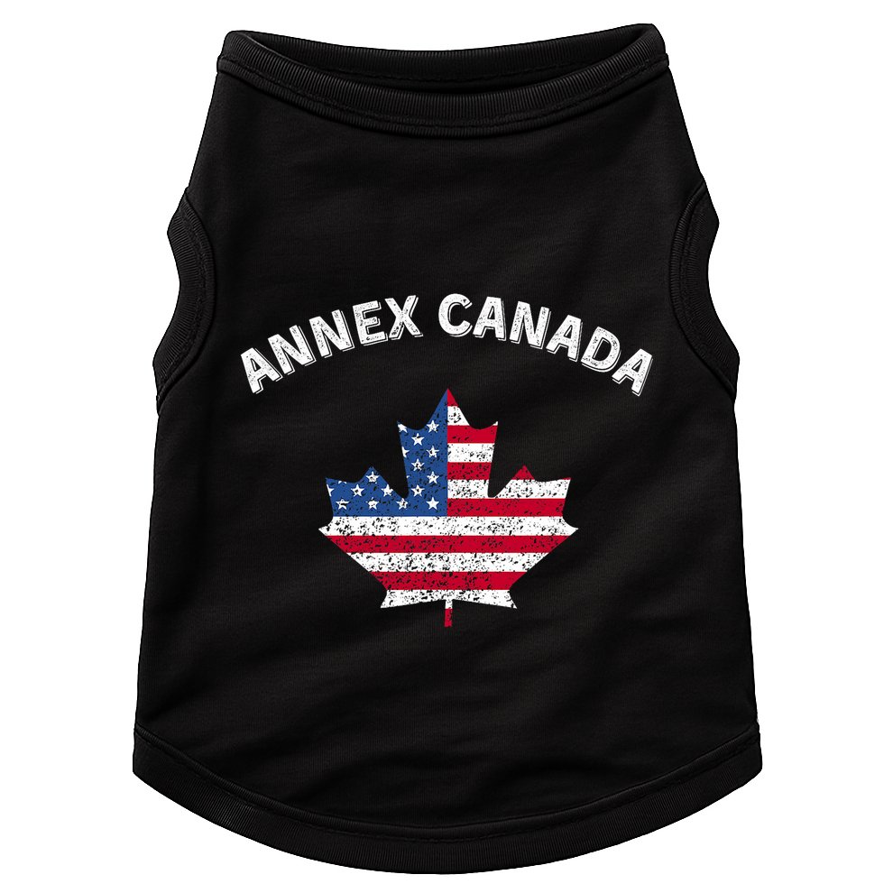 Annex Canada Funny Political Canada 51st State Doggie Tank