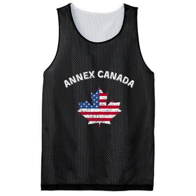 Annex Canada Funny Political Canada 51st State Mesh Reversible Basketball Jersey Tank