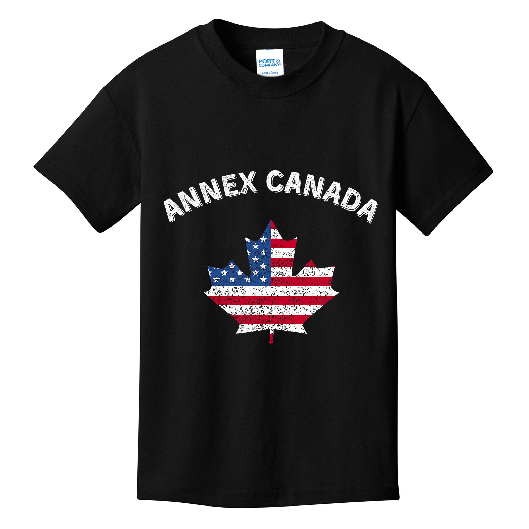 Annex Canada Funny Political Canada 51st State Kids T-Shirt