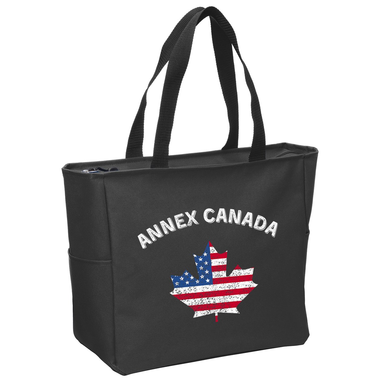 Annex Canada Funny Political Canada 51st State Zip Tote Bag