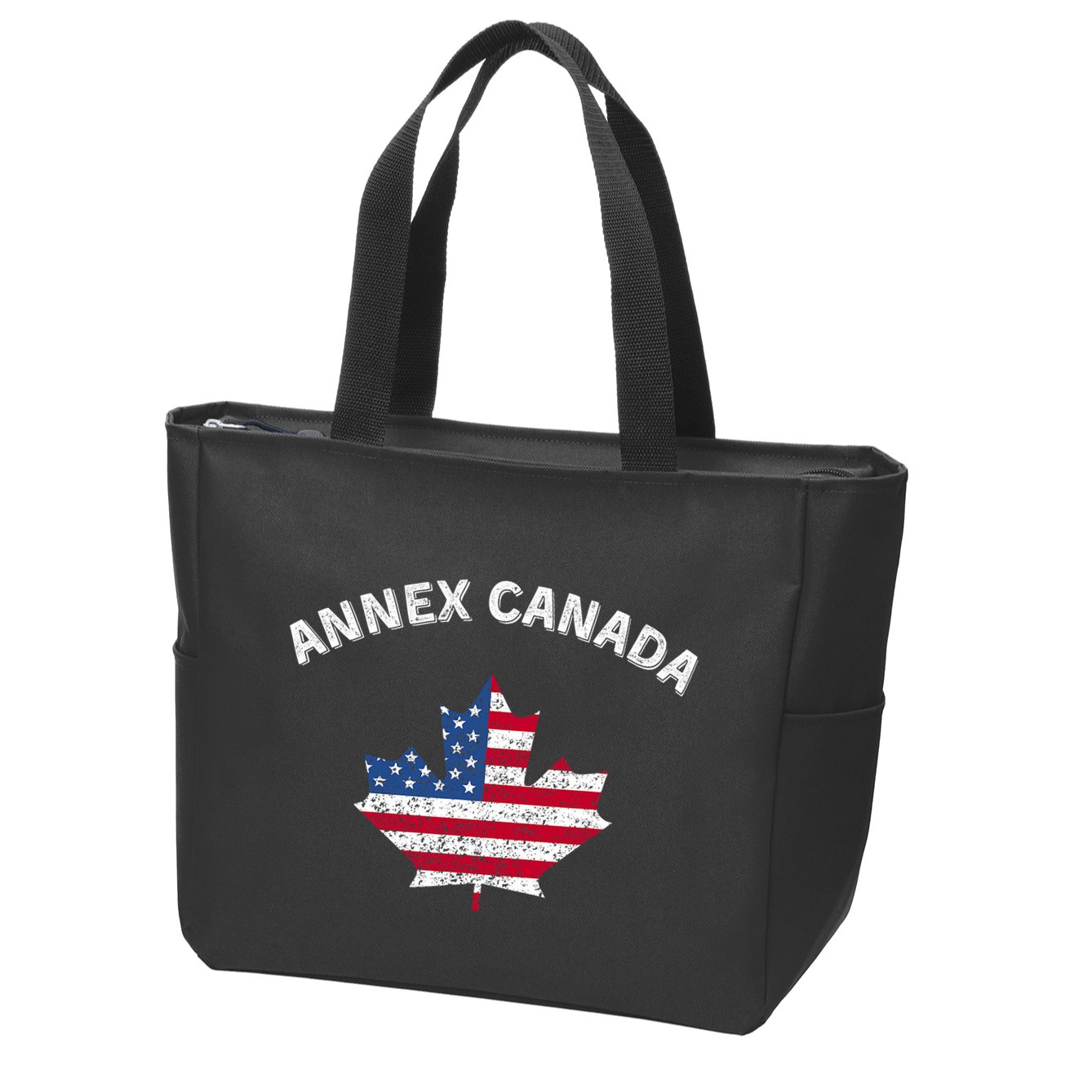 Annex Canada Funny Political Canada 51st State Zip Tote Bag