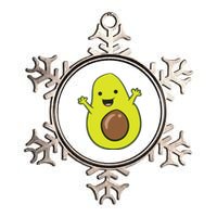 Avocado Costume Funny Avocado Halloween Costume Avocado Metallic Star Ornament