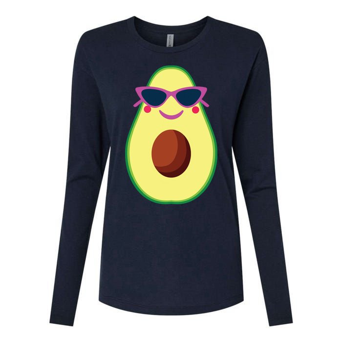 Avocado Costume Funny Halloween For Women Guacamole Guac Womens Cotton Relaxed Long Sleeve T-Shirt