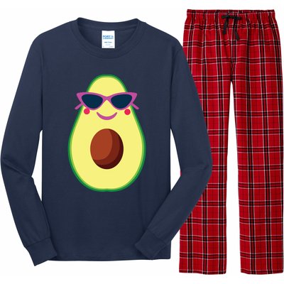 Avocado Costume Funny Halloween For Women Guacamole Guac Long Sleeve Pajama Set