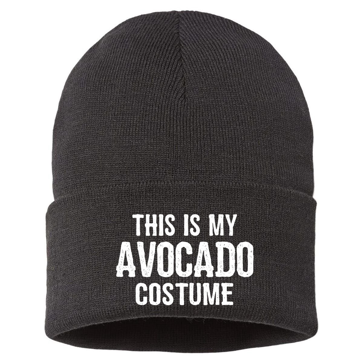 Avocado Costume Funny Easy Halloween Costumes Sustainable Knit Beanie