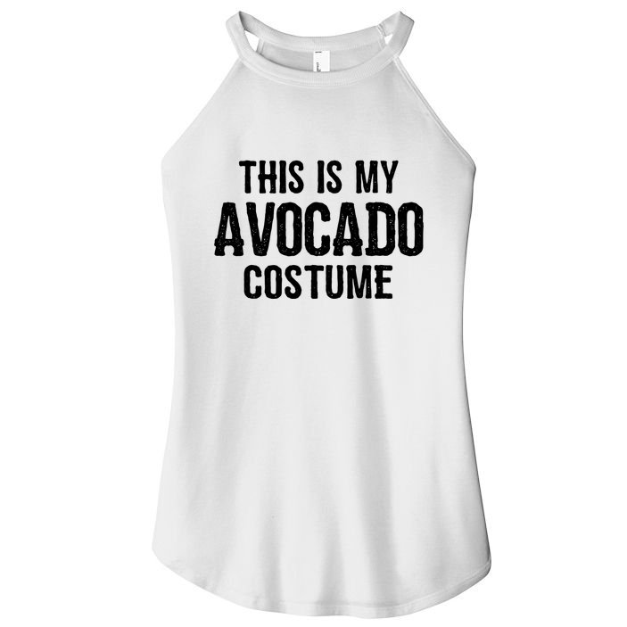 Avocado Costume Funny Easy Halloween Costumes Women's Perfect Tri Rocker Tank