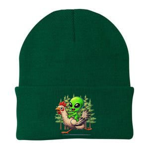 Alien Chicken Funny Rooster Animal Lovers Knit Cap Winter Beanie