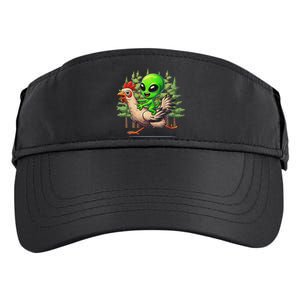 Alien Chicken Funny Rooster Animal Lovers Adult Drive Performance Visor