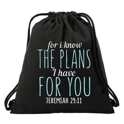 Awesome Christian Faith For I Know The Plans I Have For You Gift Drawstring Bag
