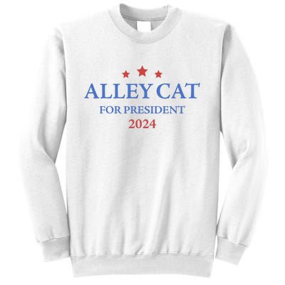 Alley Cat For President Trump 2024 Sweatshirt