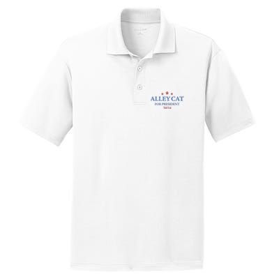 Alley Cat For President Trump 2024 PosiCharge RacerMesh Polo