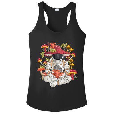 Astronaut Cottagecore frog Aesthetic funny animal Ladies PosiCharge Competitor Racerback Tank