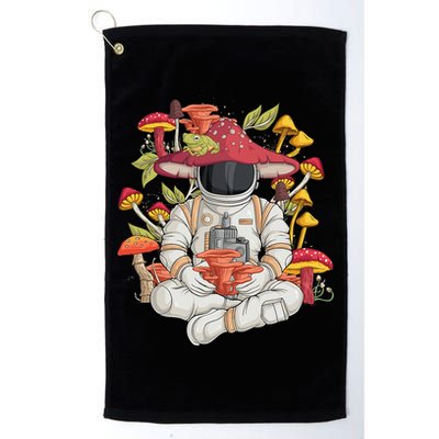 Astronaut Cottagecore frog Aesthetic funny animal Golf Towel