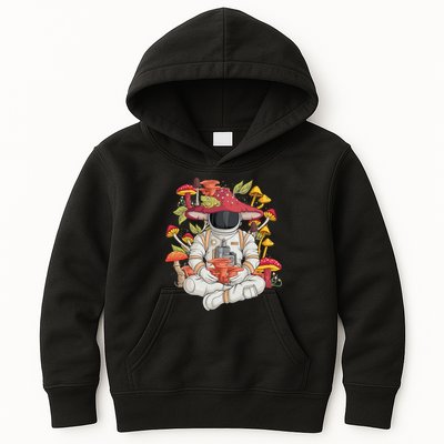 Astronaut Cottagecore frog Aesthetic funny animal Kids Hoodie