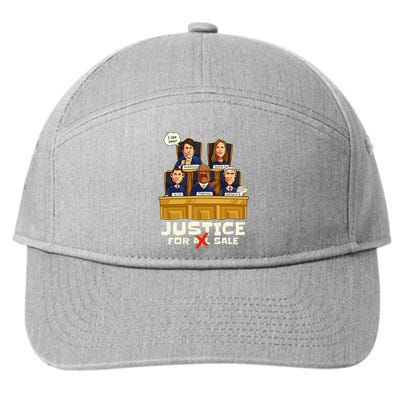 Antisupreme Court Funny Justice For Sale 7-Panel Snapback Hat