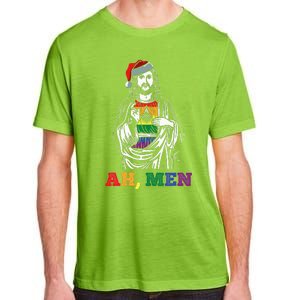 Ah  Christmas Funny LGBTQ Pride XMas Jesus Gay Christian Adult ChromaSoft Performance T-Shirt