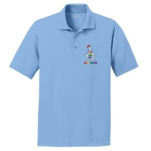 Ah  Christmas Funny LGBTQ Pride XMas Jesus Gay Christian PosiCharge RacerMesh Polo