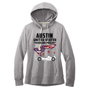 Austin Circuit Formula Racing Car United States Prix Women's Fleece Hoodie