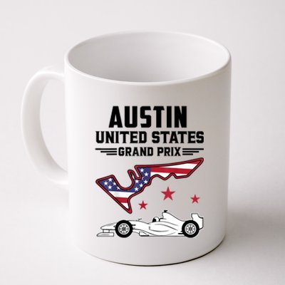 Austin Circuit Formula Racing Car United States Prix Coffee Mug