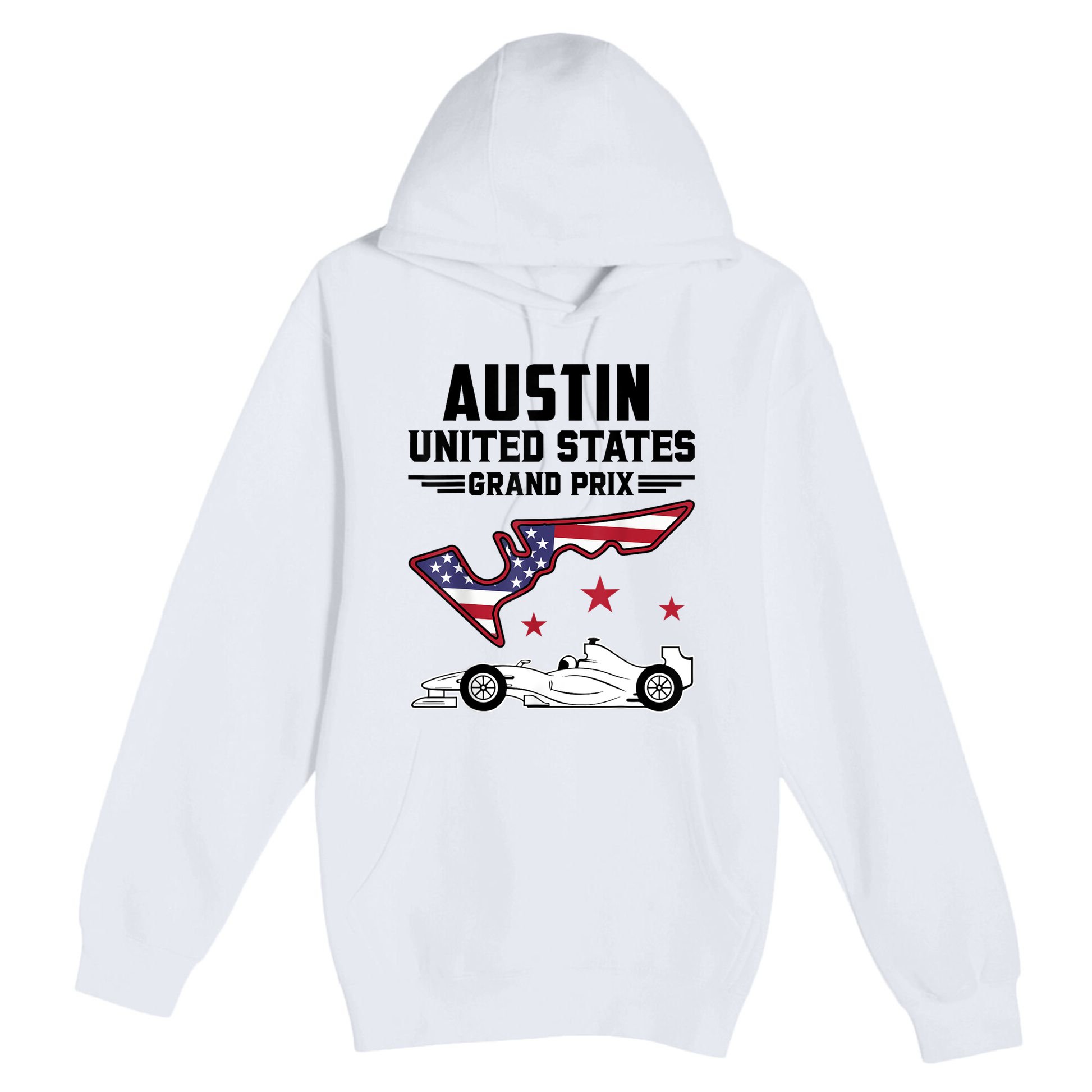 Austin Circuit Formula Racing Car United States Prix Premium Pullover Hoodie