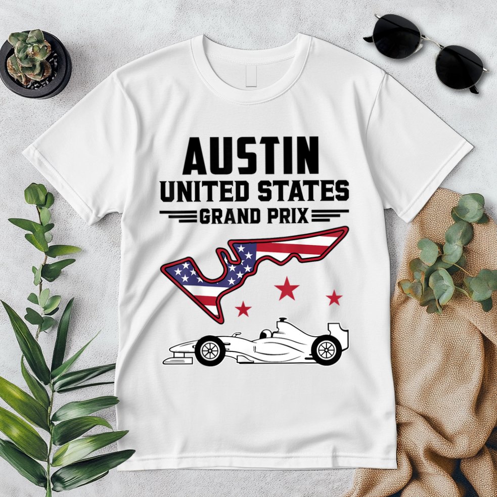 Austin Circuit Formula Racing Car United States Prix Premium T-Shirt
