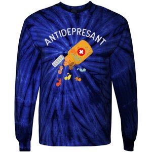 Antidepressant Cat Funny Cat Kitten Lovers Gift Tie-Dye Long Sleeve Shirt