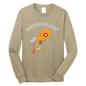 Antidepressant Cat Funny Cat Kitten Lovers Gift Long Sleeve Shirt