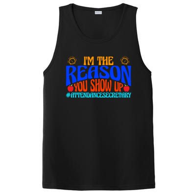 Attendance Clerk Funny Back To School PosiCharge Competitor Tank