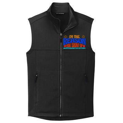 Attendance Clerk Funny Back To School Collective Smooth Fleece Vest