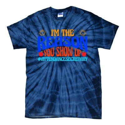 Attendance Clerk Funny Back To School Tie-Dye T-Shirt