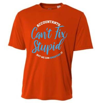 Accountants Cant Fix Stupid Funny Accounting Cooling Performance Crew T-Shirt