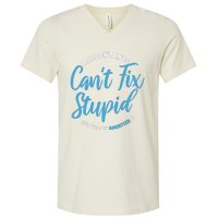 Accountants Cant Fix Stupid Funny Accounting V-Neck T-Shirt