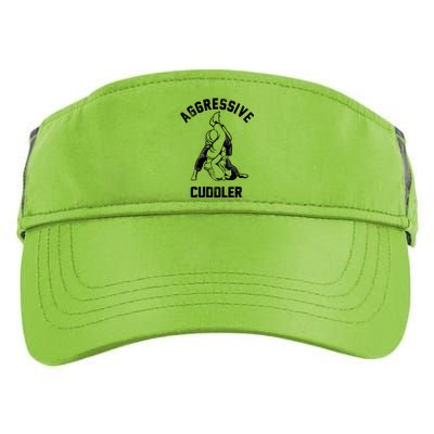 Aggressive Cuddler Funny Wrestling Meme Adult Drive Performance Visor