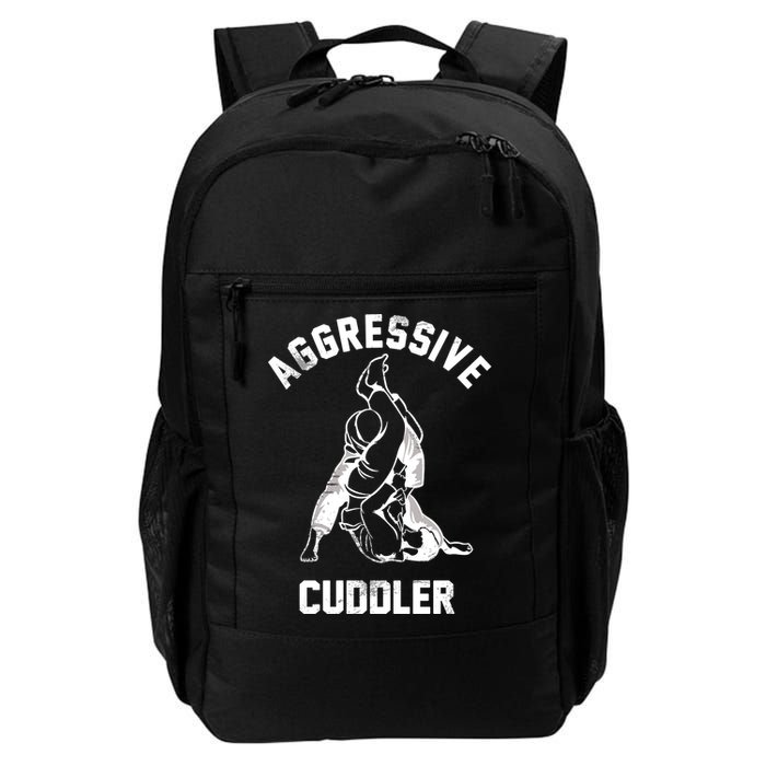 Aggressive Cuddler Funny Wrestling Meme Backpack