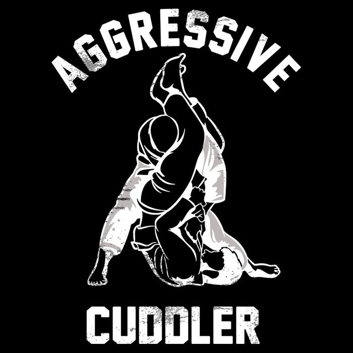 Aggressive Cuddler Funny Wrestling Meme Zip Tote Bag