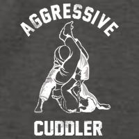 Aggressive Cuddler Funny Wrestling Meme Vector Backpack