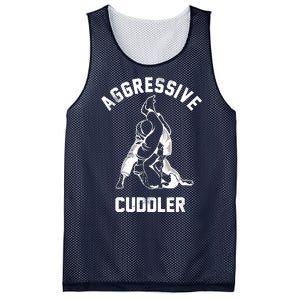 Aggressive Cuddler Funny Wrestling Meme Mesh Reversible Basketball Jersey Tank