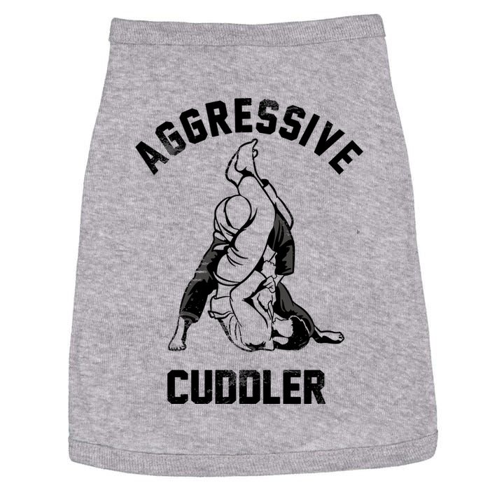 Aggressive Cuddler Funny Wrestling Meme Doggie Tank