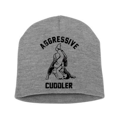 Aggressive Cuddler Funny Wrestling Meme Short Acrylic Beanie