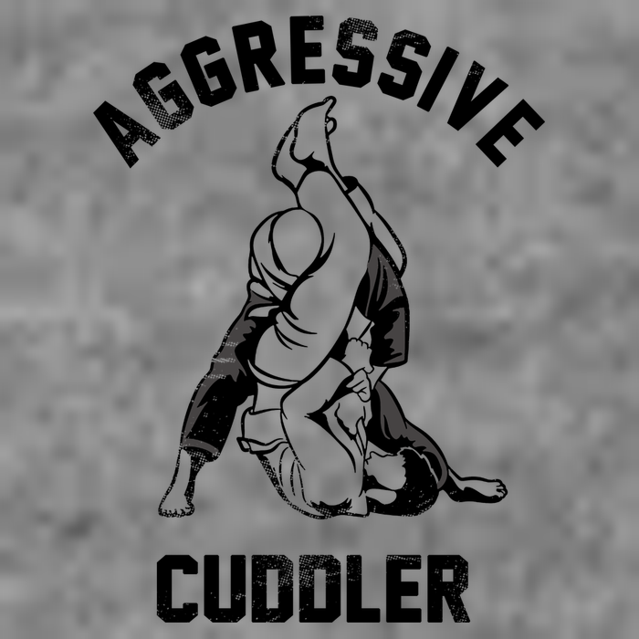Aggressive Cuddler Funny Wrestling Meme Full Zip Hoodie