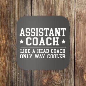 Assistant Coach Funny Sports Coaching Gift Coaster