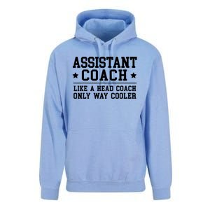 Assistant Coach Funny Sports Coaching Gift Unisex Surf Hoodie