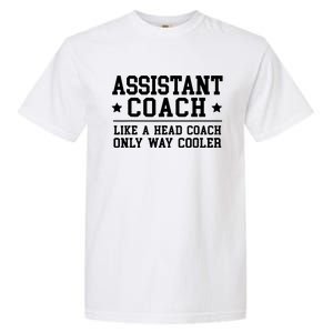 Assistant Coach Funny Sports Coaching Gift Garment-Dyed Heavyweight T-Shirt