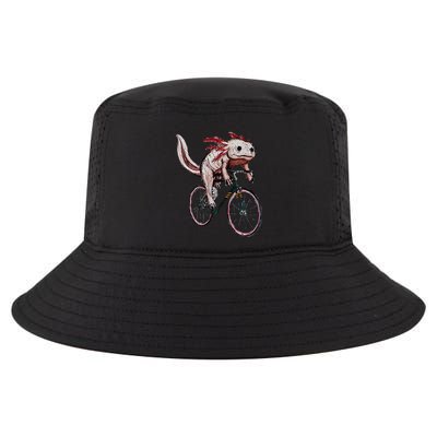 Axolotl Cycling Funny Axolotl Lover Axolotl Bicycle Axolotl Cool Comfort Performance Bucket Hat