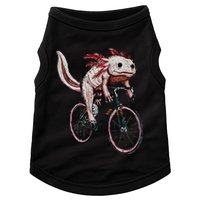 Axolotl Cycling Funny Axolotl Lover Axolotl Bicycle Axolotl Doggie Tank